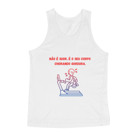 Nome do produto  REGATA NÃO É SUOR