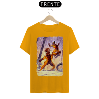 Nome do produto Camiseta Classic - Wolverine vs Dentes-de-Sabre