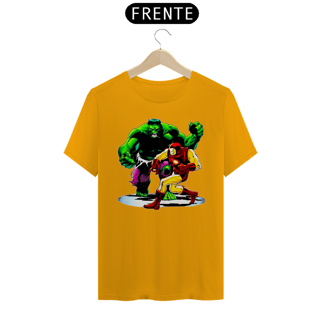 Nome do produtoCamiseta Classic - Hulk vs Homem de Ferro