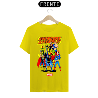 Nome do produto Camiseta Masculina - Vingadores, Avante!