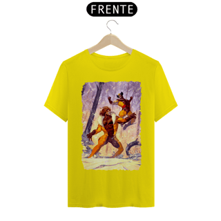 Nome do produto Camiseta Classic - Wolverine vs Dentes-de-Sabre