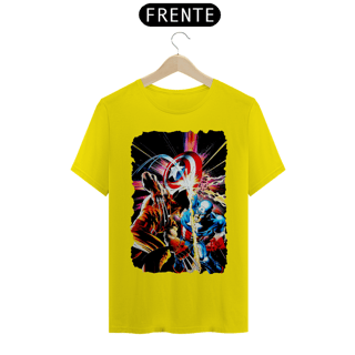 Nome do produto Camiseta Classic - Wolverine vs Capitão América