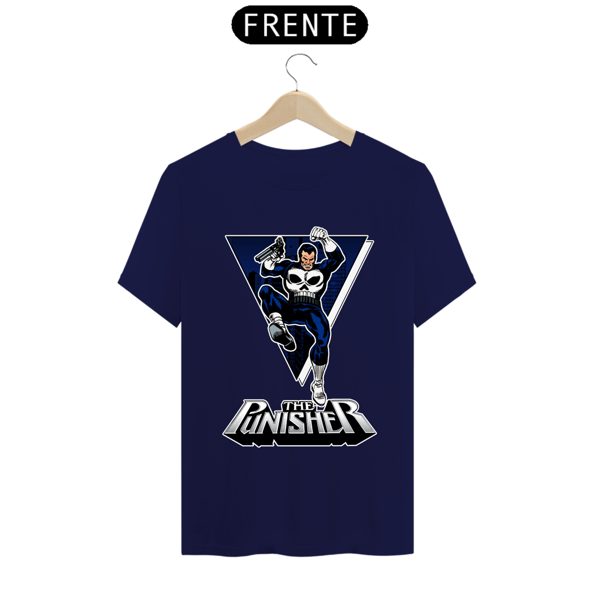 Nome do produto: Camiseta Masculina - Justiceiro