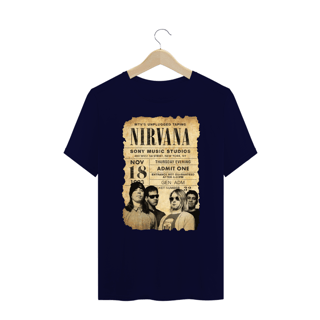 Nome do produto Camiseta Plus Size - Nirvana