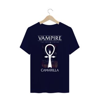 Nome do produto Camiseta Plus Size (Vampiro) - Camarilla