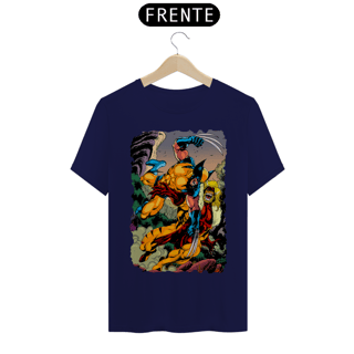 Nome do produto Camiseta Classic - Wolverine vs Dentes-de-Sabre