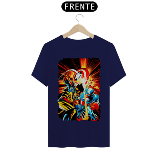 Nome do produto Camiseta Classic - Wolverine vs Capitão América