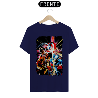 Nome do produto Camiseta Classic - Wolverine vs Capitão América