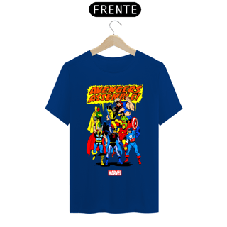 Nome do produto Camiseta Masculina - Vingadores, Avante!