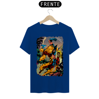 Nome do produto Camiseta Classic - Wolverine vs Dentes-de-Sabre