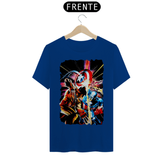 Nome do produto Camiseta Classic - Wolverine vs Capitão América
