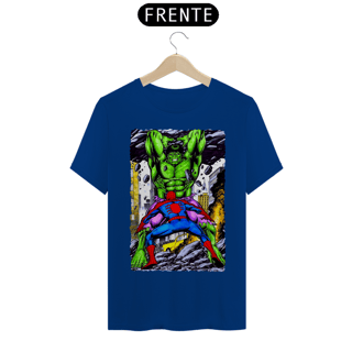 Nome do produtoCamiseta Classic - Hulk vs Homem Aranha