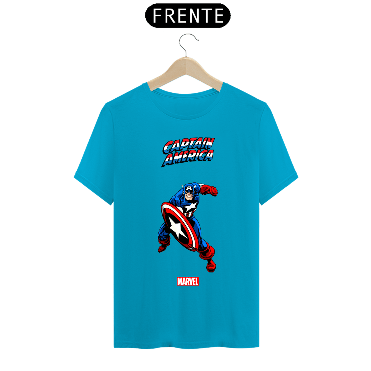 Nome do produto: Camiseta Masculina - Capitão América