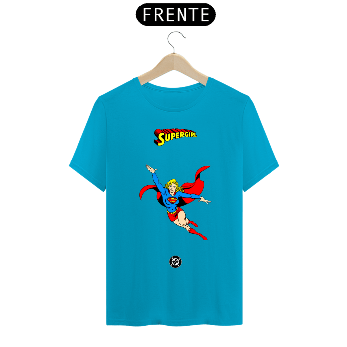 Nome do produto: Camiseta Masculina - Supergirl