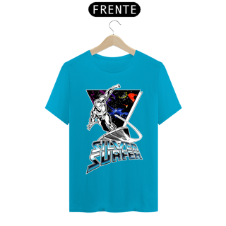 Nome do produto Camiseta Masculina - Surfista Prateado