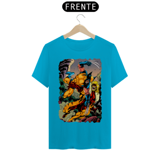 Nome do produto Camiseta Classic - Wolverine vs Dentes-de-Sabre