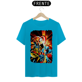 Nome do produto Camiseta Classic - Wolverine vs Capitão América