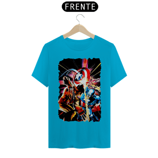 Nome do produto Camiseta Classic - Wolverine vs Capitão América