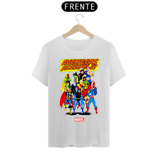 Nome do produto Camiseta Masculina - Vingadores, Avante!