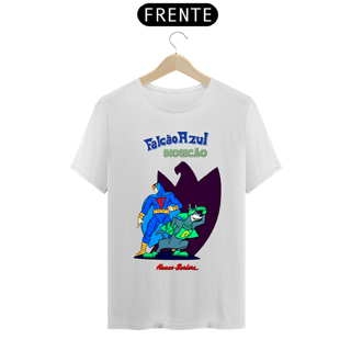 Nome do produto Camiseta Masculina - Falcão Azul e Bionicão