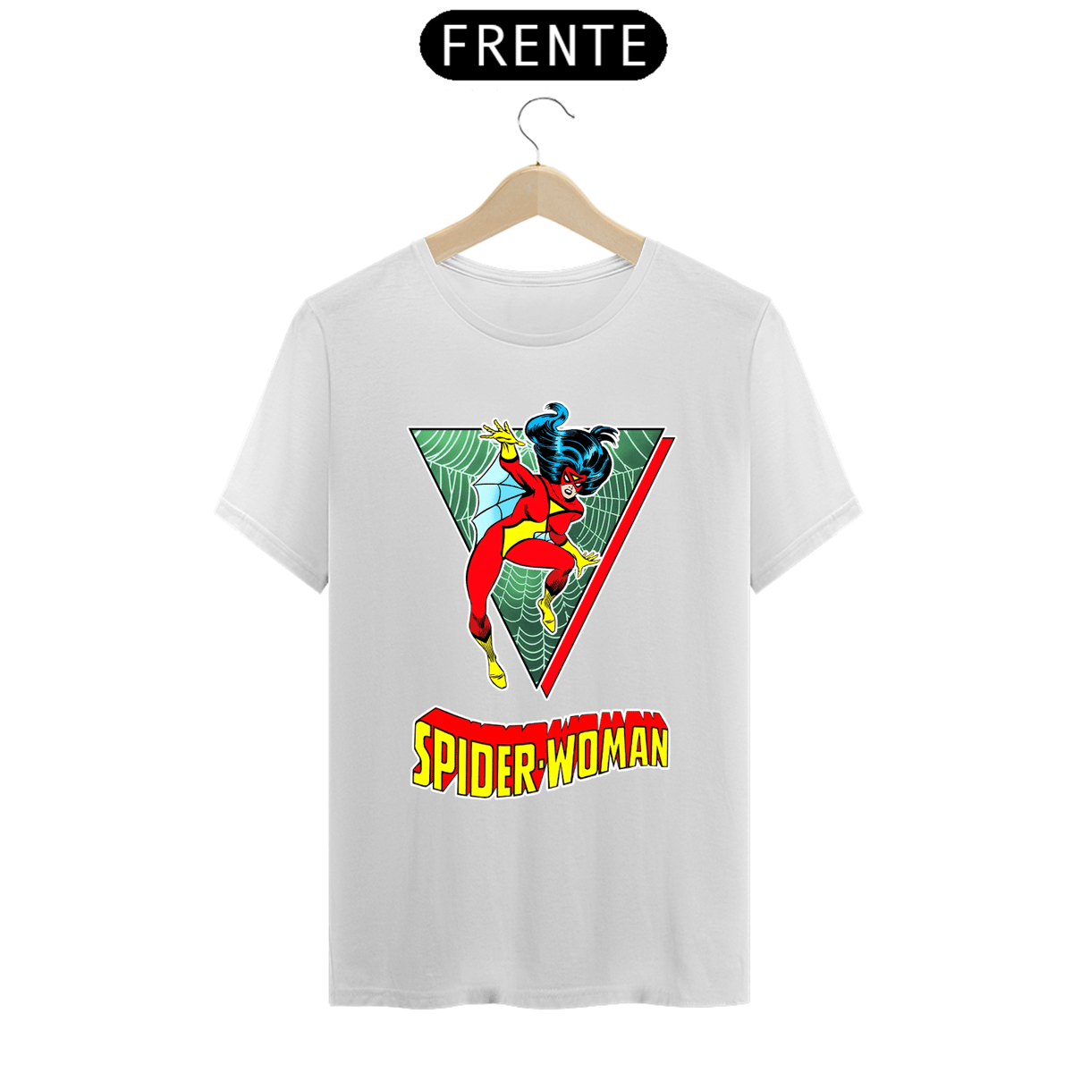 Nome do produto: Camiseta Masculina - Mulher-Aranha