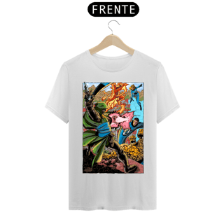 Nome do produto Camiseta Classic - Quarteto Fantástico vs Doutor Destino