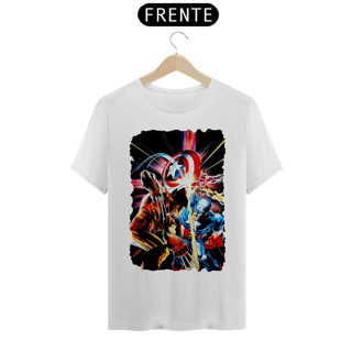 Nome do produto Camiseta Classic - Wolverine vs Capitão América