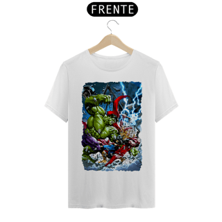 Nome do produtoCamiseta Classic - Hulk vs Thor