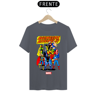 Nome do produto Camiseta Masculina - Vingadores, Avante!