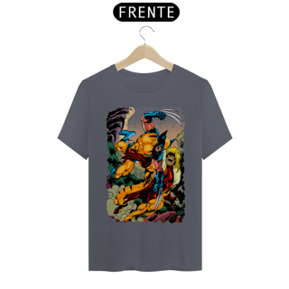 Nome do produto Camiseta Classic - Wolverine vs Dentes-de-Sabre