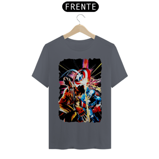 Nome do produto Camiseta Classic - Wolverine vs Capitão América