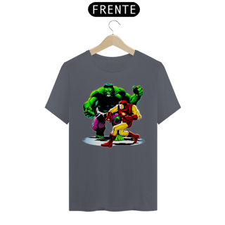 Nome do produtoCamiseta Classic - Hulk vs Homem de Ferro