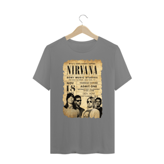 Nome do produto Camiseta Plus Size - Nirvana