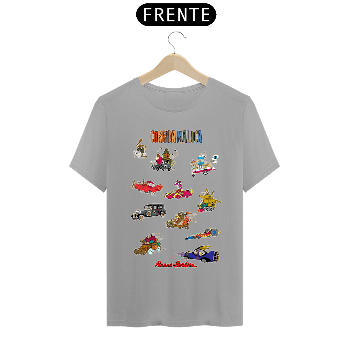 Nome do produto: Camiseta Masculina - Corrida Maluca