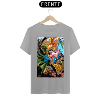 Nome do produto Camiseta Classic - Quarteto Fantástico vs Doutor Destino