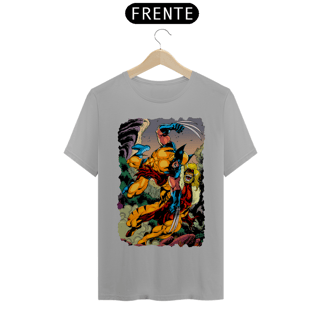 Nome do produto Camiseta Classic - Wolverine vs Dentes-de-Sabre