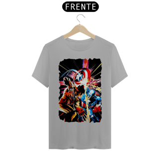 Nome do produto Camiseta Classic - Wolverine vs Capitão América