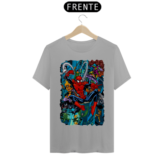 Nome do produto Camiseta Classic - Homem Aranha vs Inimigos