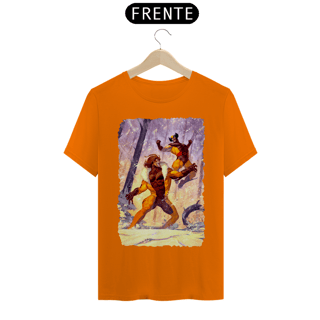 Nome do produto Camiseta Classic - Wolverine vs Dentes-de-Sabre