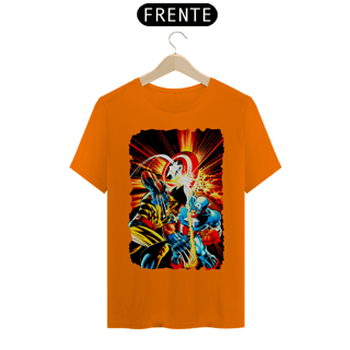 Nome do produto Camiseta Classic - Wolverine vs Capitão América