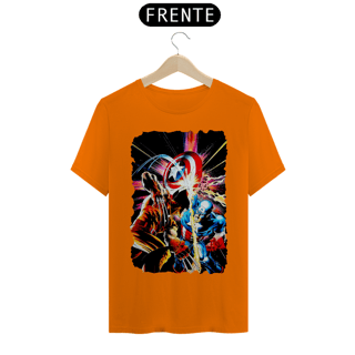 Nome do produto Camiseta Classic - Wolverine vs Capitão América