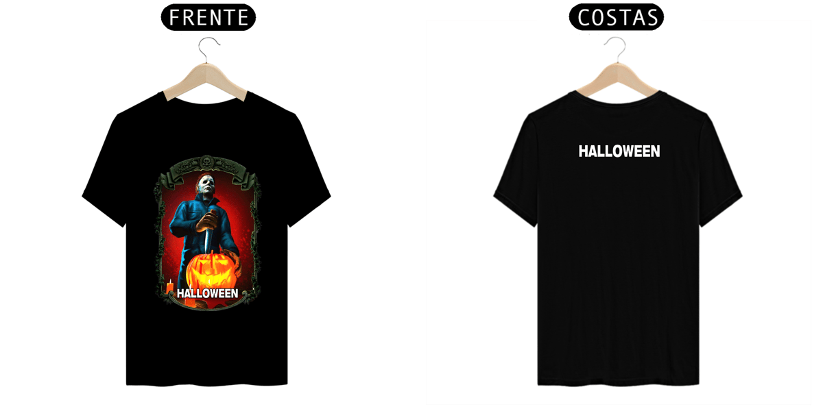 Nome do produto: Camiseta Masculina - Halloween