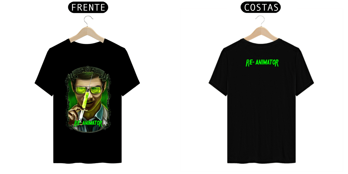Nome do produto: Camiseta Masculina - Re-Animator