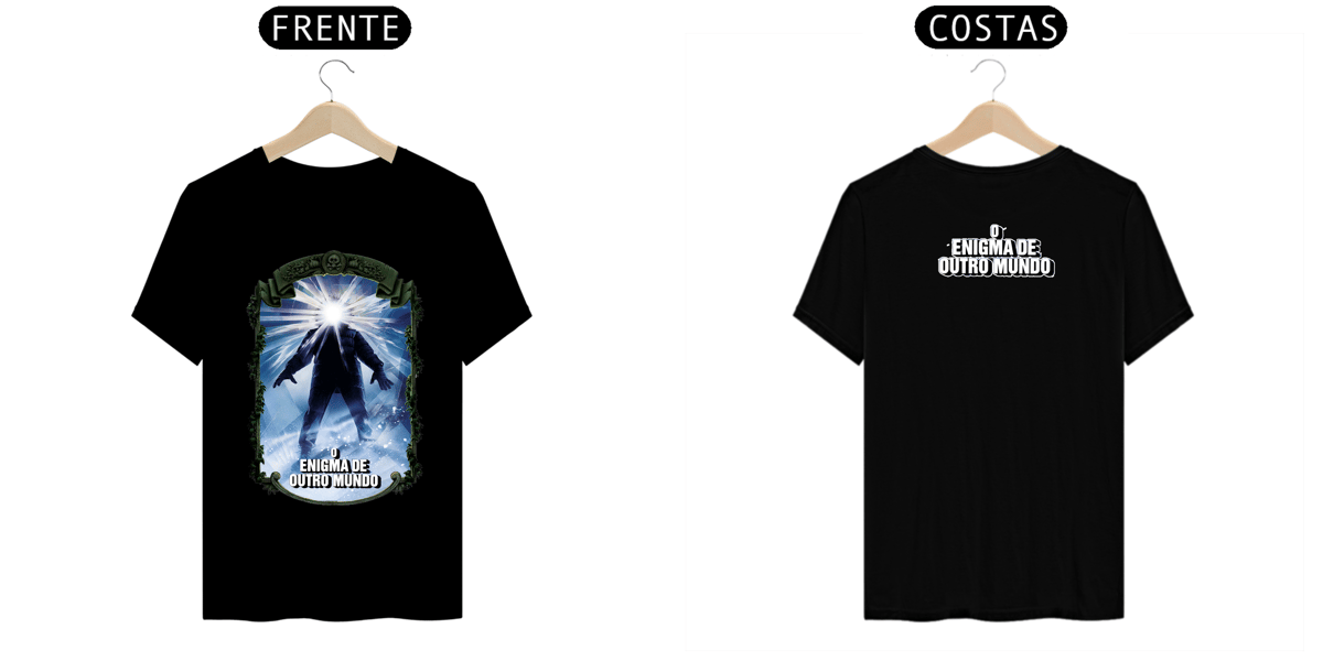 Nome do produto: Camiseta Masculina - O Enigma de Outro Mundo
