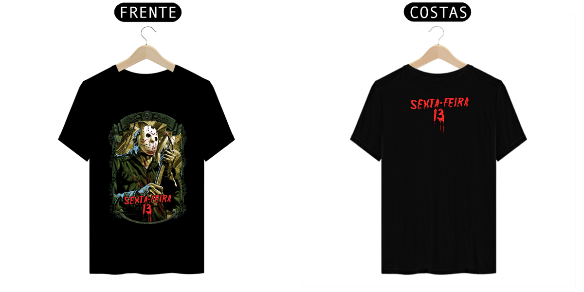 Nome do produto: Camiseta Masculina - Sexta-Feira 13
