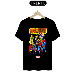 Nome do produto Camiseta Masculina - Vingadores, Avante!