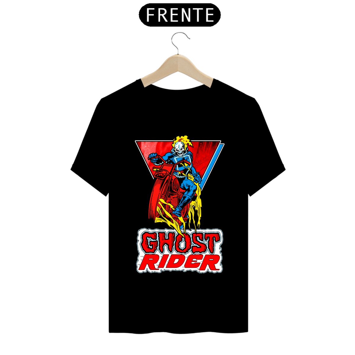 Nome do produto: Camiseta Masculina - Motoqueiro Fantasma