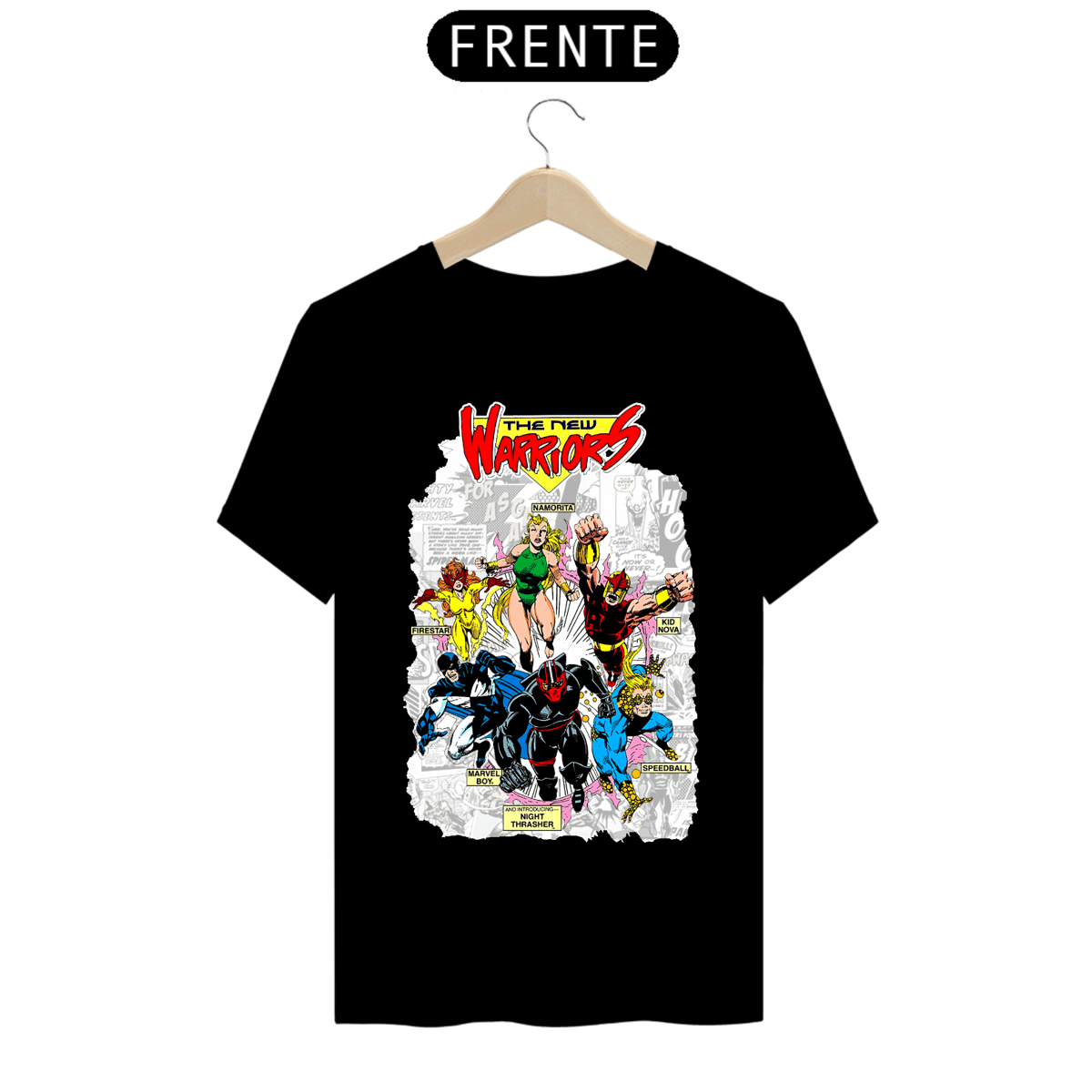 Nome do produto: Camiseta Masculina - Novos Guerreiros