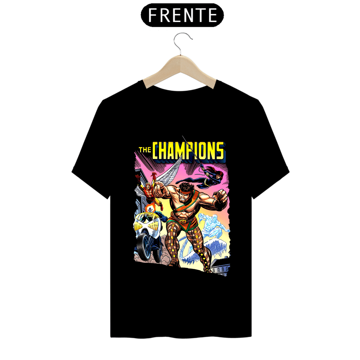 Nome do produto: Camiseta Masculina - Os Campeões