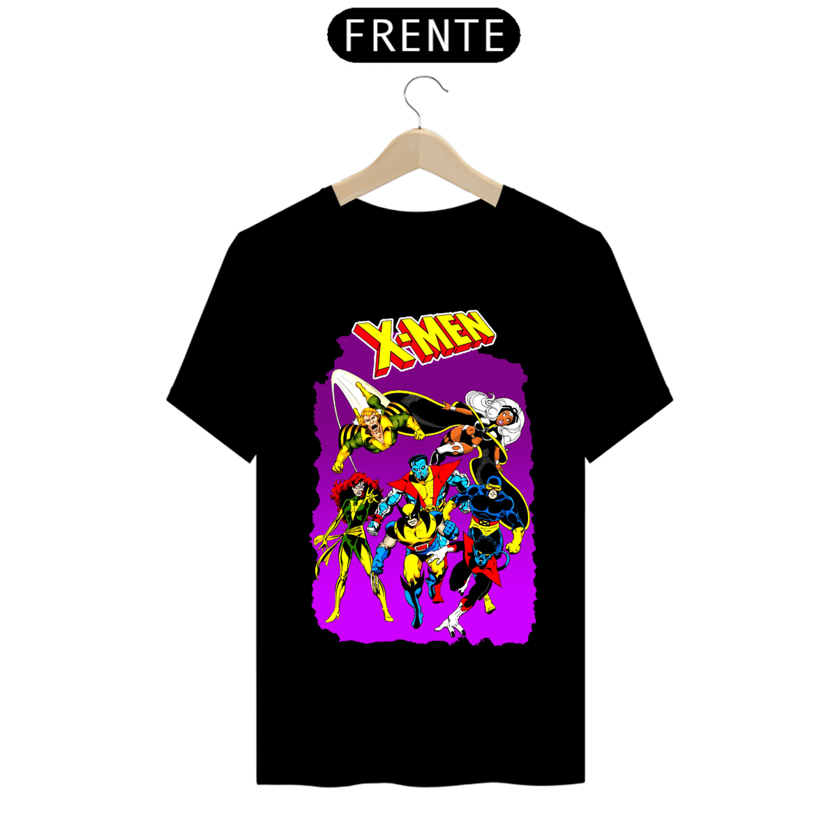 Nome do produto: Camiseta Masculina - X-Men (anos 80)